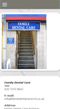 Mobile Screenshot of familydentcare-archway.co.uk